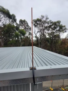 1m lightning rod and base