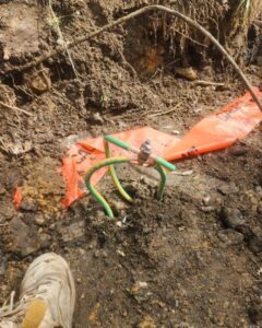 11kV feeder earthing clamping electrode to earth grid