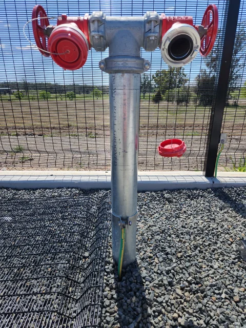 Connection to fire hydrant