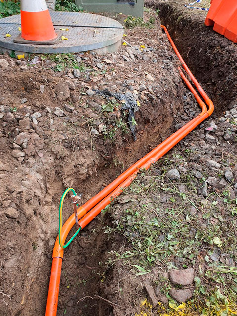 como station transformer earthing upgrade conduits