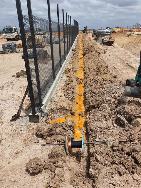 Installation of earth grid