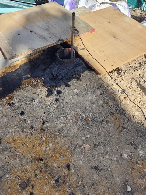 Testing of completed stainless steel electrode