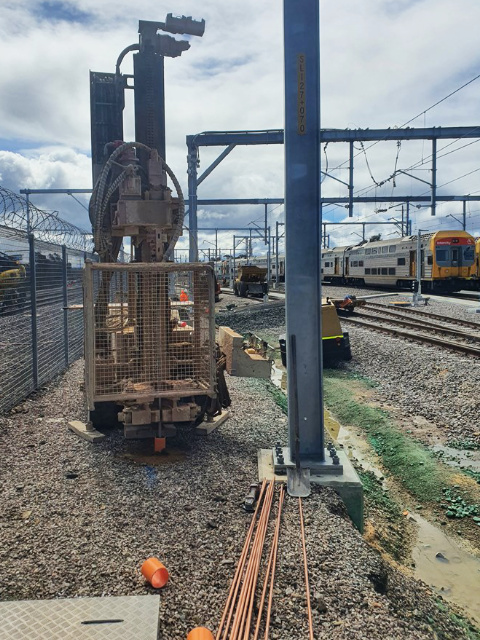 earthing solutions drill rig set up mt victoria switch earthing project