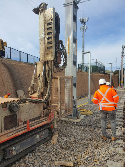 earthing solutions drill rig set up mt victoria switch earthing project