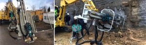 earthing solutions excavator drill