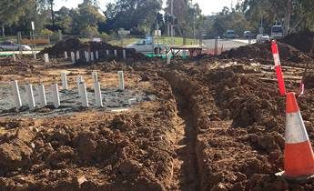 kippax child care centre earth grid construction