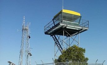 lightning protection system fire tower lookout nsw