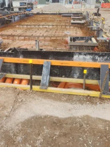 Embedded earthing of switch room and control room