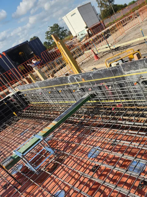Embedded welding of transformer bay reinforcement