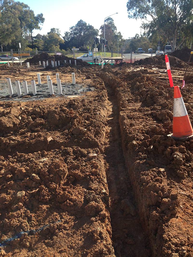 earth grid installation kippax childcare centre act