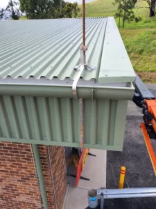 sydney water picton project lightning mast and down conductor connection