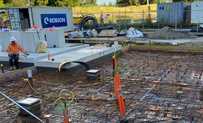 Visy Glass Penrith supply and installation of earth grid